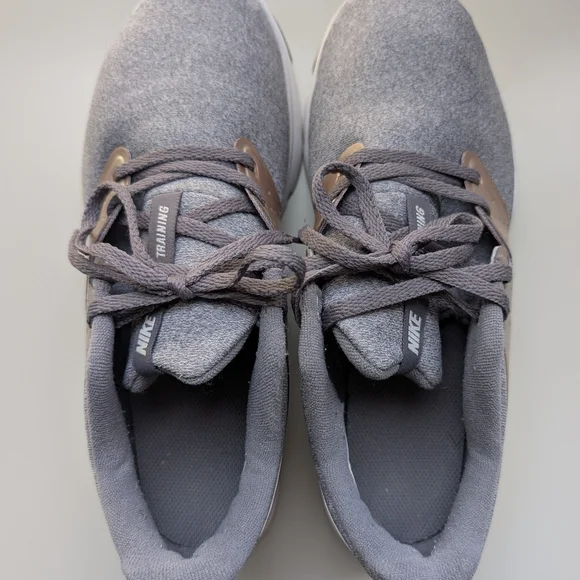 Nike Womens AIR BELLA TR PRM Grey / Rose Gold  training Shoes women's size 8 - Picture 6 of 10